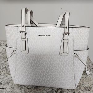 Michael Kors White Logo Purse